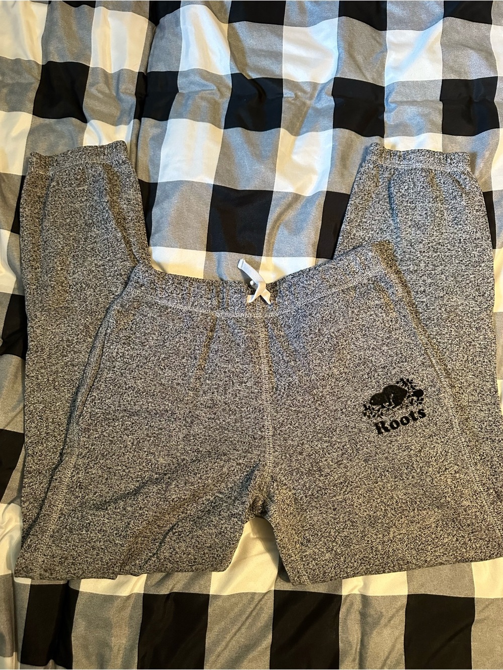 Roots Kids Grey Marled Sweatpants